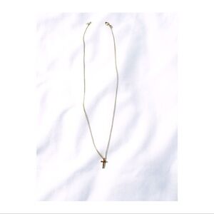 James Avery 14k Dainty Gold Cross Necklace